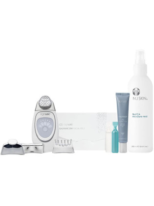 NuSkin ageLOC Galvanic Spa Face care Essentials sada s gélmi