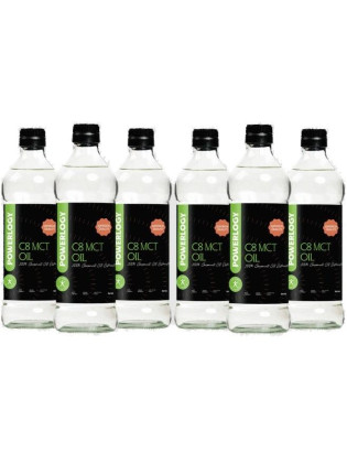 Powerlogy C8 MCT Oil 6 x 500 ml