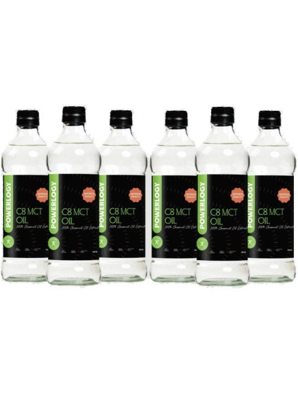 Powerlogy C8 MCT Oil 6 x 500 ml
