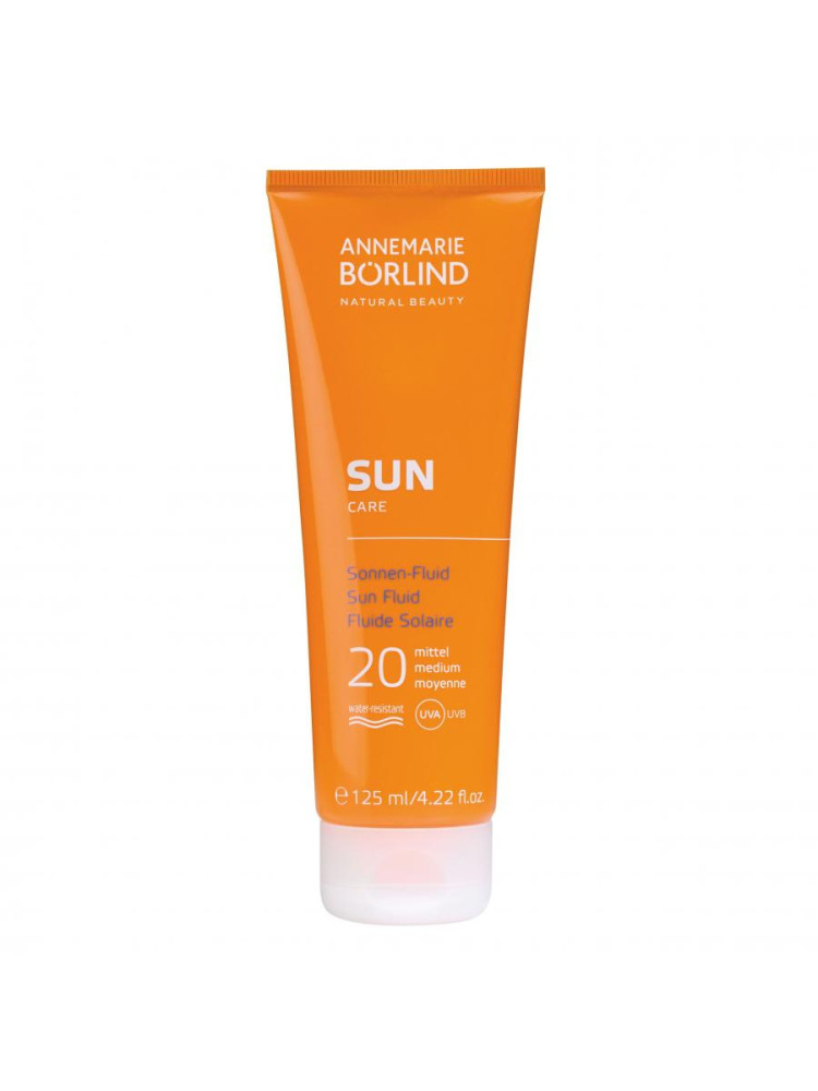 Opaľovacie fluid proti slnečným alergiám SPF 20