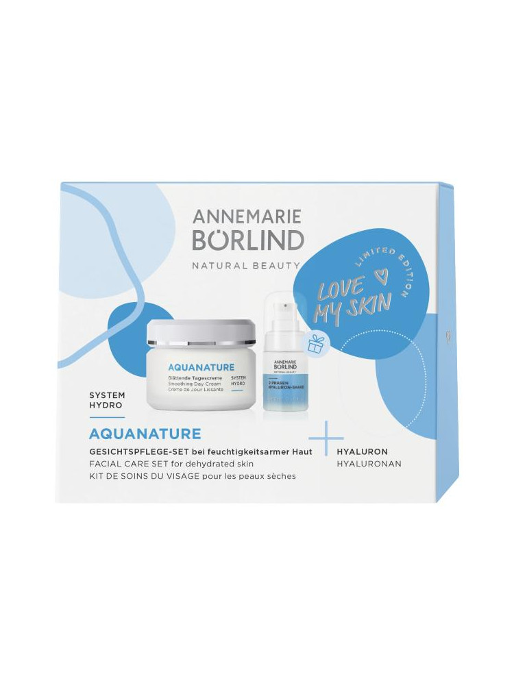 Sada AQUANATURE Denný krém + Hyaluron shake mini ZADARMO