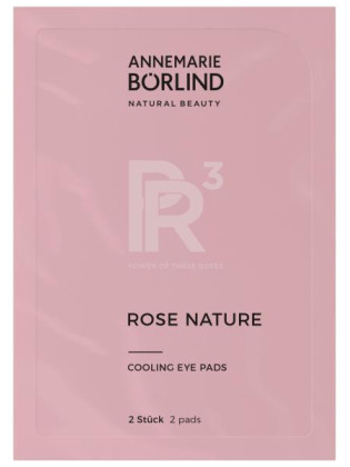 Očné vankúšiky, vegánske obklady ROSE NATURE s chladivým a revitalizačným efektom